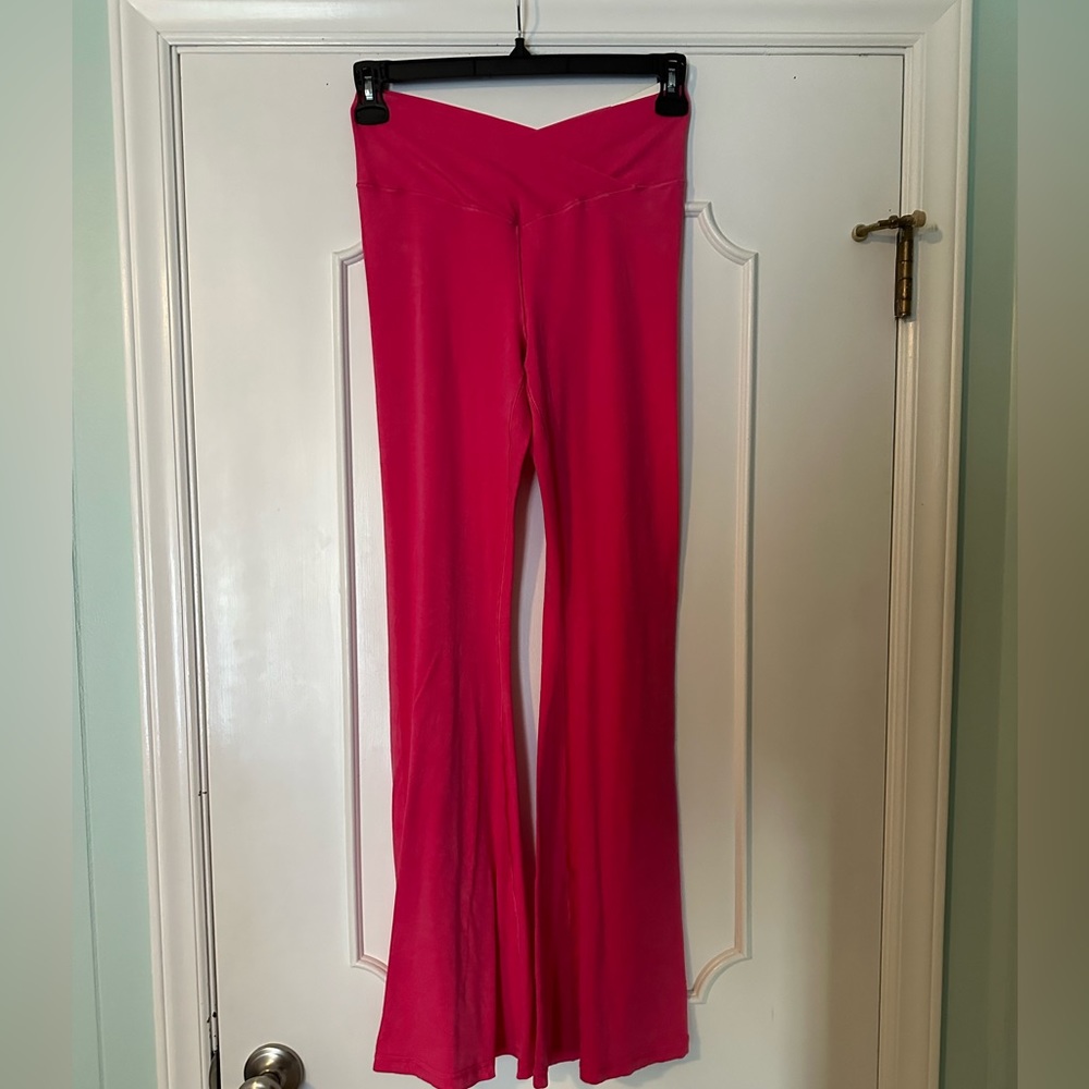 Pink Double Crossover Real Me Flares from Offline by Aerie